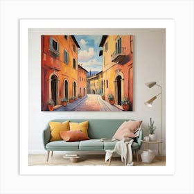 Siena Italy Fauvist Painting Art Print 3 Art Print