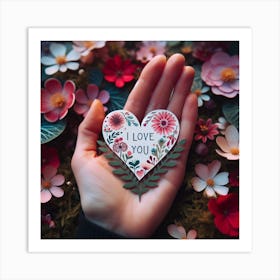 Love you 1 Art Print