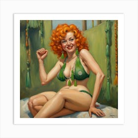 Pinup Girl 3 Art Print