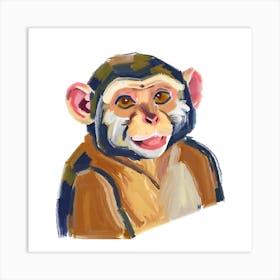 Capuchin Monkey 04 Art Print