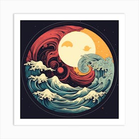 Great Wave 11 Art Print