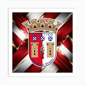 S.C. Braga Logo Wall Art 21 Art Print