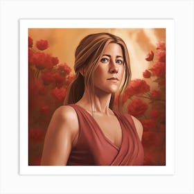 Jennifer Aniston Art Print