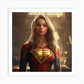 Supergirl Art Print