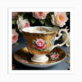 Tea Art 365 Art Print