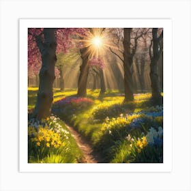 Spring In The Forest Art Print