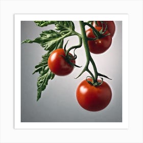 Tomatoes On A Vine 1 Art Print