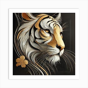 Tiger Print Art Print