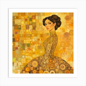 Golden Girl Art Print