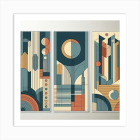 Deco, Abstract Art, Modern Art Art Print