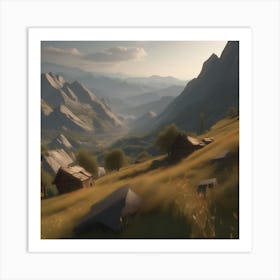 Mountain Landscape 14 Art Print