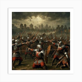 Battle Of Rome 1 Art Print