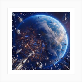 Space City 16 Art Print