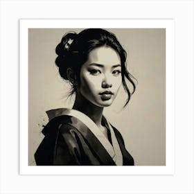 Asian Girl 6 Art Print