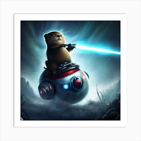 Star Wars Otter Art Print