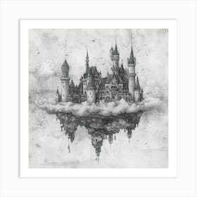 Castle In The Clouds 1 Art Print