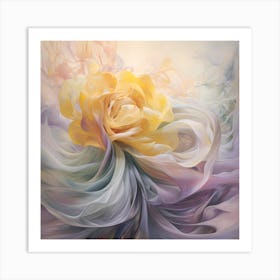 Ethereal Azure Melodies Art Print