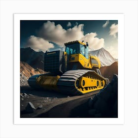 Buldozer Mountain (52) Art Print