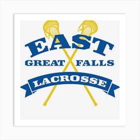 East Great Falls Lacrosse Art Print