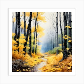 Autumn Forest 10 Art Print