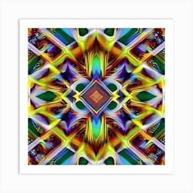 Abstract Psychedelic Art 2 Art Print