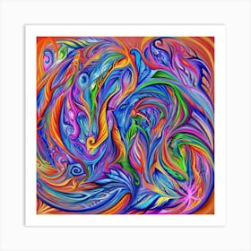 Light touch Art Print