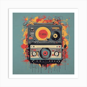 Boombox Ii Canvas Print Art Print