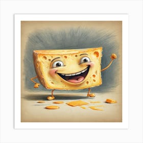 Cheese Art Art Print