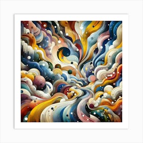 Abstract Painting 1 Art Print