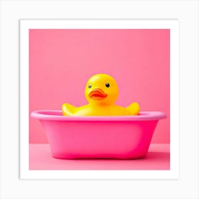 Little rubber ducky Art Print