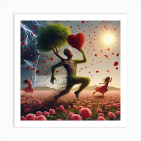 Heart Of Love 1 Art Print