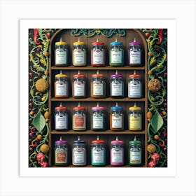 Spice Rack Art Print