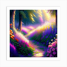 Rainbow Path Art Print