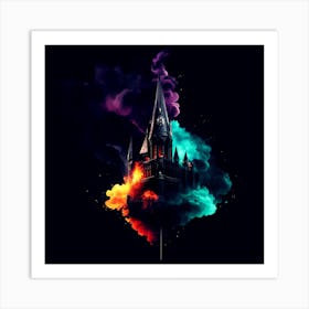 Harry Potter Castle 1 Art Print