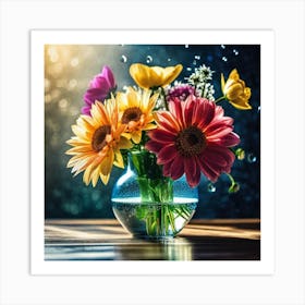 Flowers In A Vase 26 Art Print