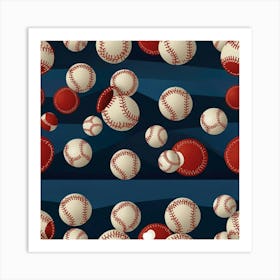 Default Baseball Design 0 Art Print