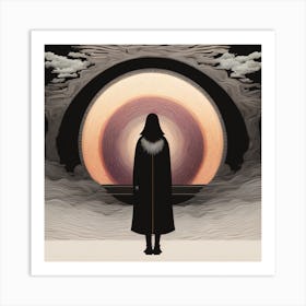 Man In The Black Coat Art Print