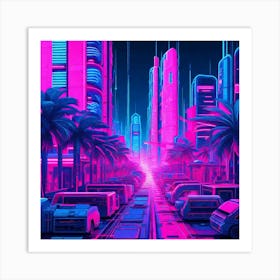 Futuristic City Art Print