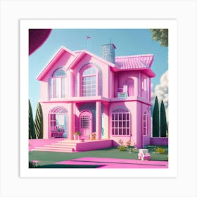 Barbie Dream House (44) Art Print