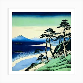 Japanese Island Art Print