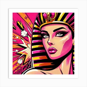 Pop Egyptian Iman Celeste Art Print