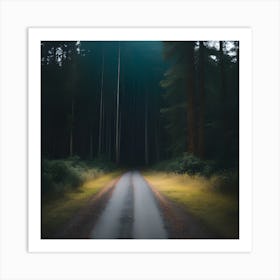 Road In The Woods 2 Art Print