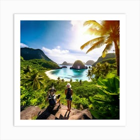 Travel Relaxation Adventure Beach Exploration Leisure Tropical Getaway Scenic Sightseeing (9) Art Print