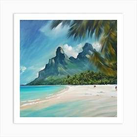 Bora Bora Beach Art Print