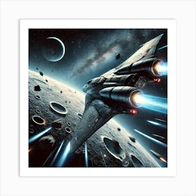 Lunar Talon Zero Gravity Adaptation Converted Art Print