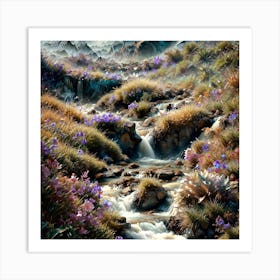 Mountain Stream Art Print