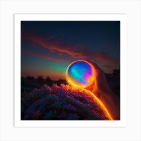 Sphere Of Light Art Print