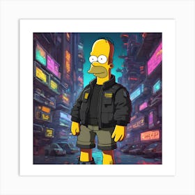 Homer 2077 Art Print