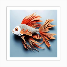 Paper Fish Art Print