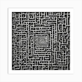 Maze 1 Art Print